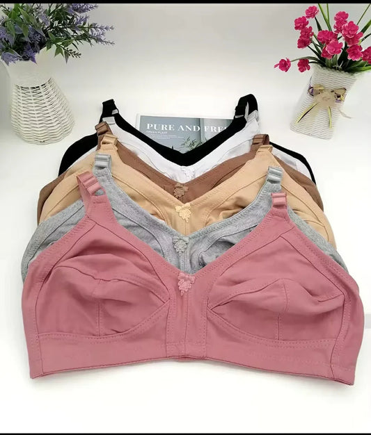 BUY 1 GET 2 FREE IMPORTED PURE STRETCHABLE COTTON BRA