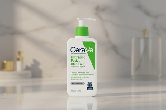 CeraVe Hydrating Facial Cleanser lifestyle shot