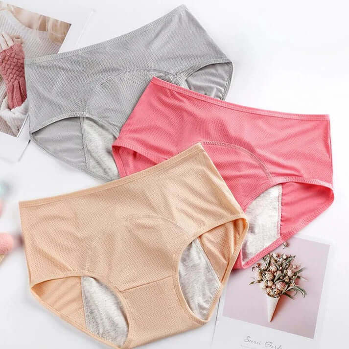 Seamless Anti-Leakage Menstrual Period, 100% Leak-Proof Panties