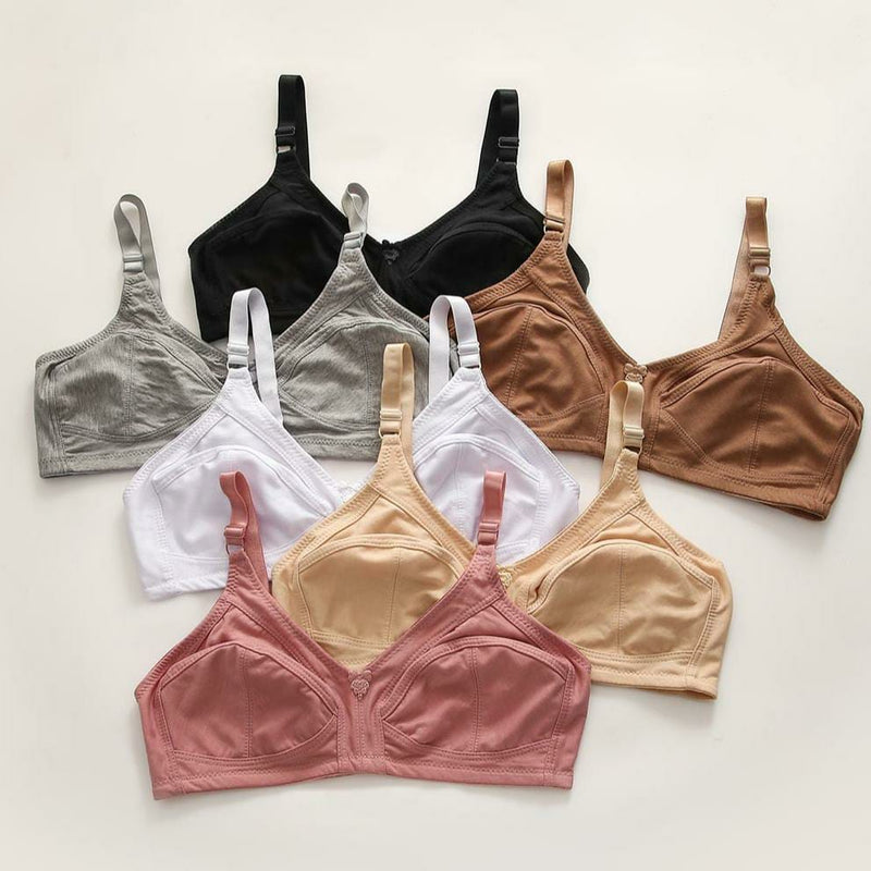 BUY 1 GET 2 FREE IMPORTED PURE STRETCHABLE COTTON BRA