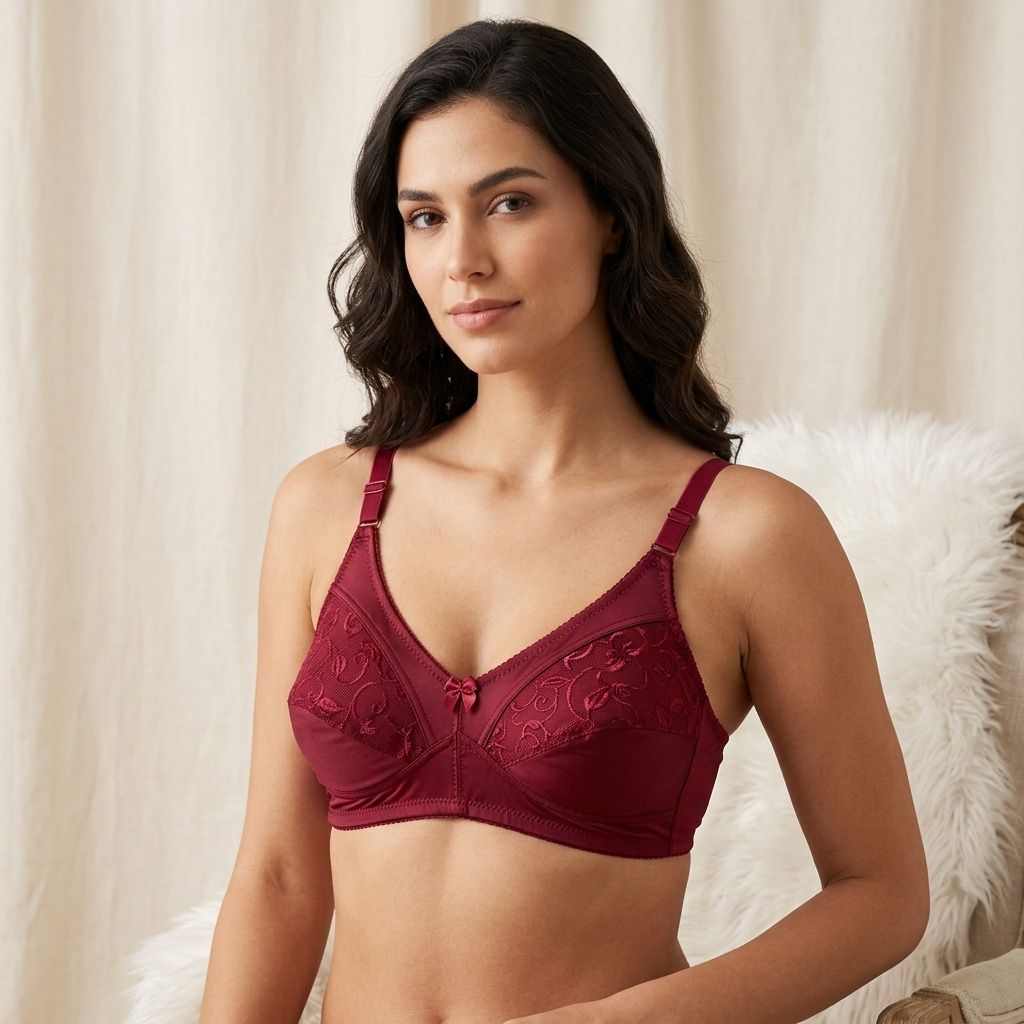 Elegant Lace Comfort Bra Pack of 2 and Pack of 4