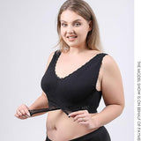 🔥last day 30% off - comfy corset bra front cross side buckle lace bras